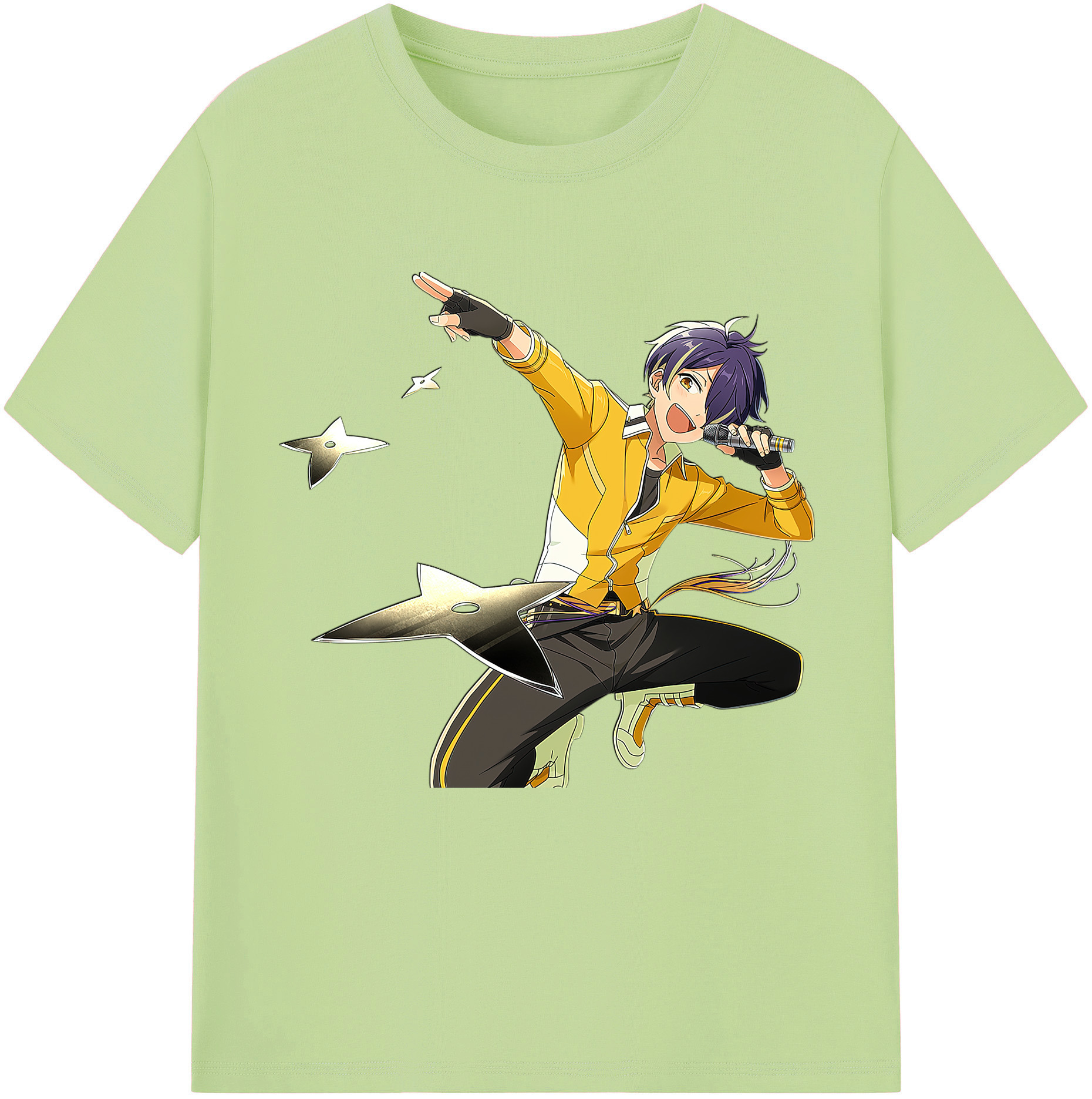 （画像用） あんさんぶるスターズ! Ensemble Stars 綿100％半袖Tシャツ（フロントプリント）